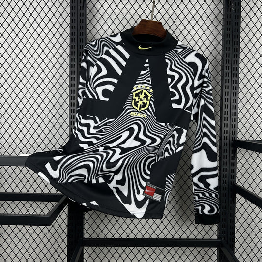 Brazil World Cup 2026 Long-Sleeve Goalkeeper Hollywood Edition (Fan)
