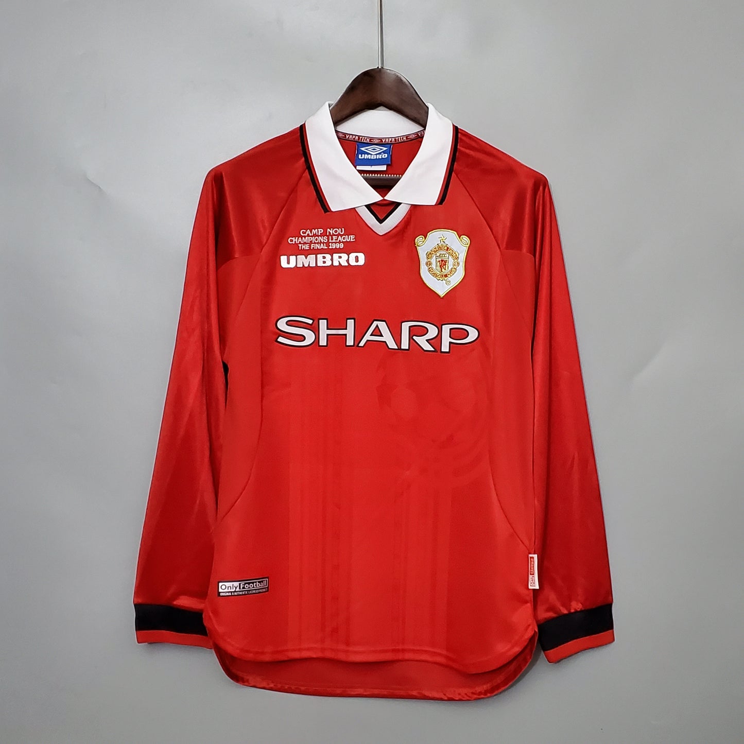 Manchester United Retro 99/00 Long-Sleeve Home (Fan)