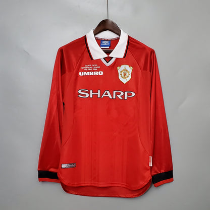 Manchester United Retro 99/00 Long-Sleeve Home (Fan)