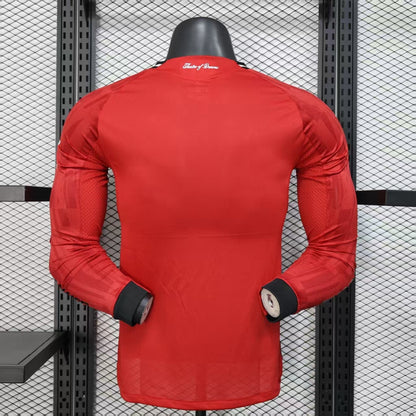Manchester United 25/26 Long-Sleeve Home (Player)