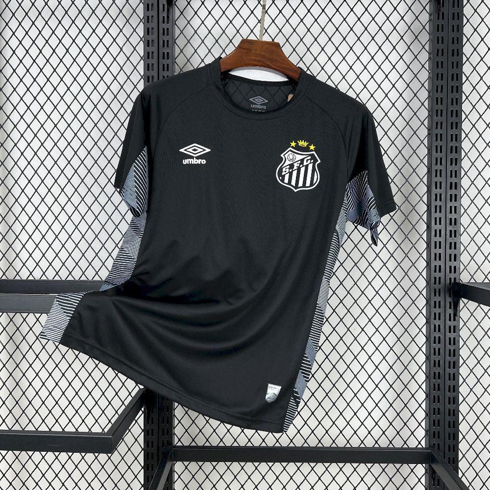 Santos 25/26 Black Goalkeeper Kit (Fan)