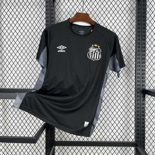 Santos 25/26 Black Goalkeeper Kit (Fan)