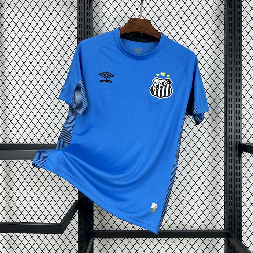 Santos 25/26 Blue Goalkeeper Kit (Fan)