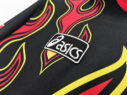 Japan Retro 1998 goalkeeper flame Long-Sleeve Red (Fan)