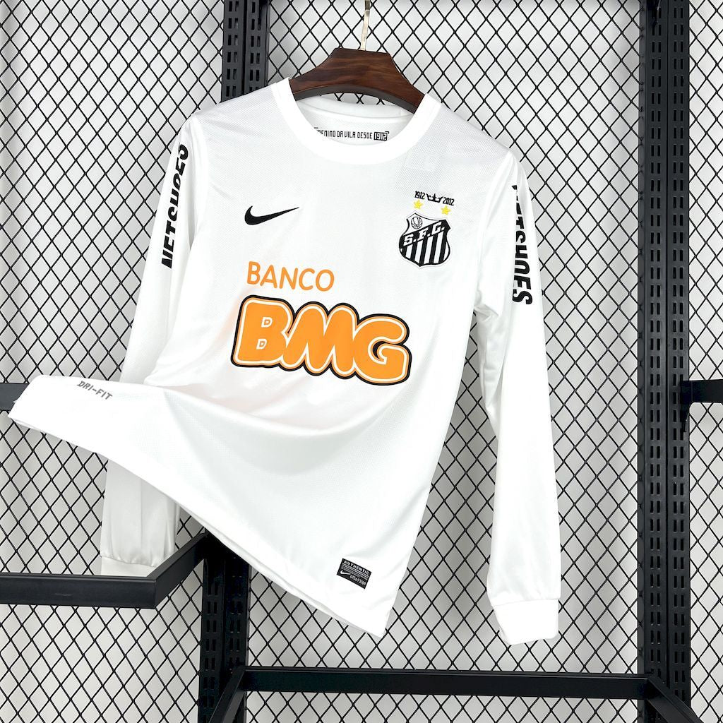 Santos Retro 12/13 Long-Sleeve Home (Fan)