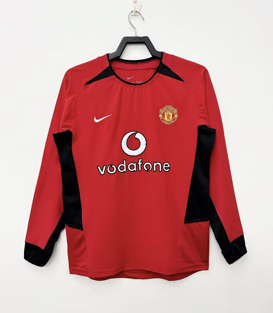 Manchester United Retro 2002/2004 Long-Sleeve home (Fan)