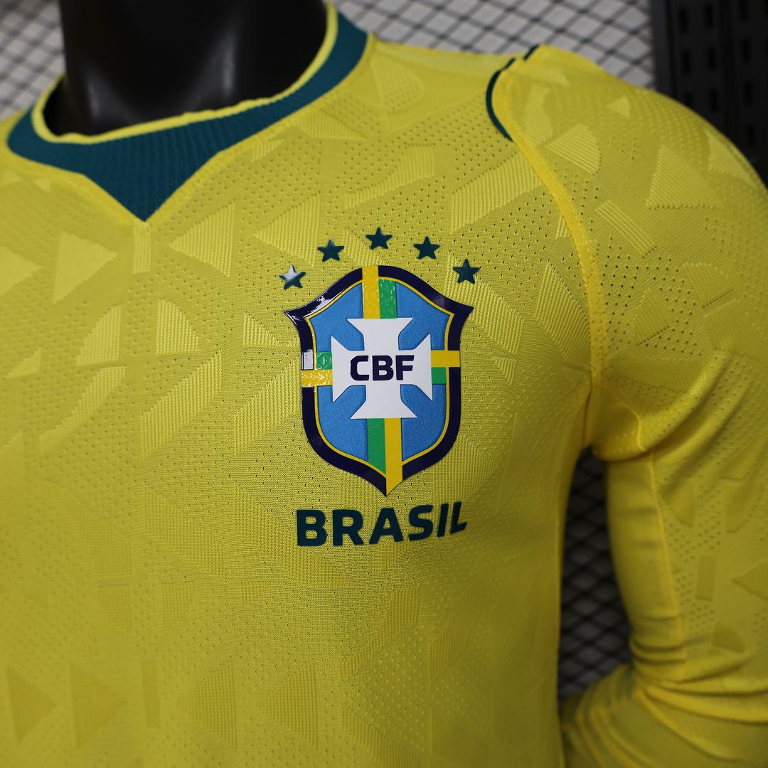 Brazil World Cup 2026 Long-Sleeve Home (Fan)