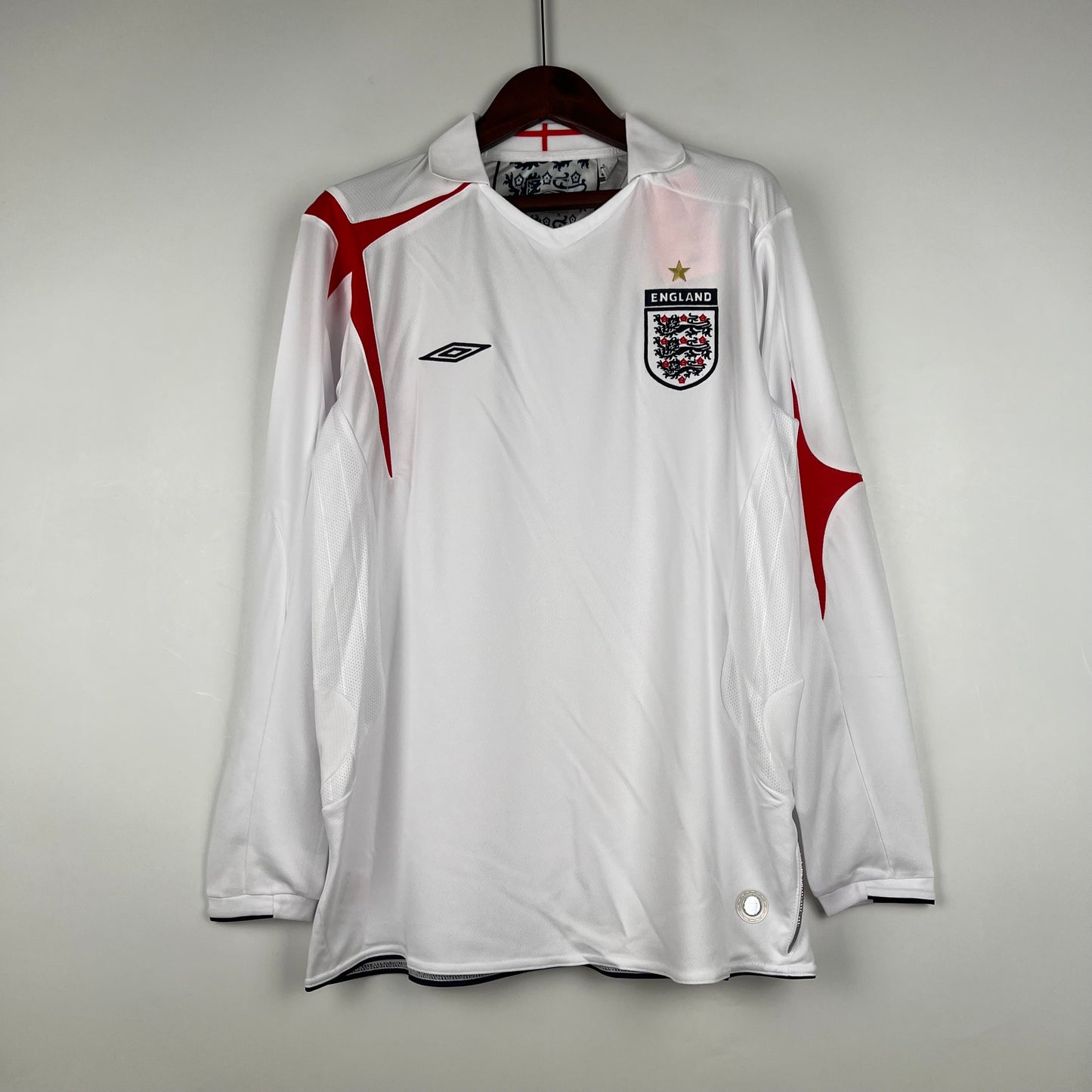 England Retro 2006 Long-Sleeve Home (Fan)
