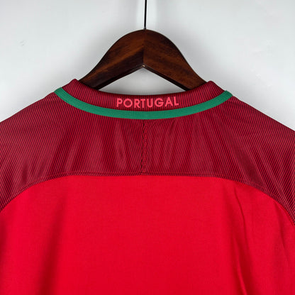 Portugal Retro 2016 Long-Sleeve Home (Fan)