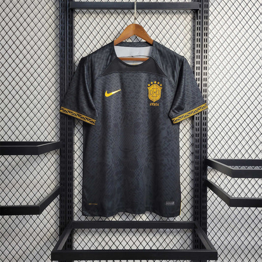 Brazil 22/23 Black Leopard (Fan)