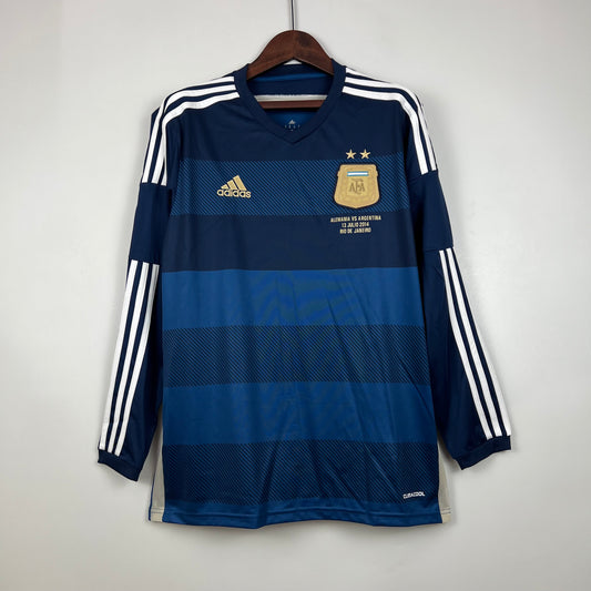 Argentina Retro 2014 Long-Sleeve Away (Fan)