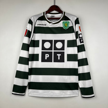 Sporting CP Retro 01/03 Long-Sleeve Home (Fan)