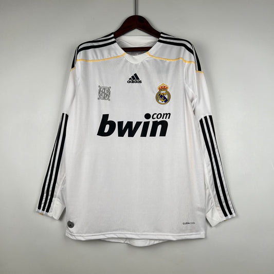 Real Madrid Retro 09/10 along-Sleeve Home (Fan)