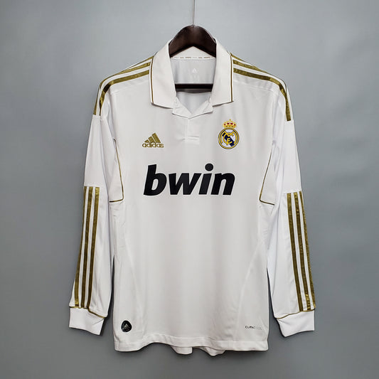 Real Madrid Retro 11/12 Long-Sleeve Home (Fan)
