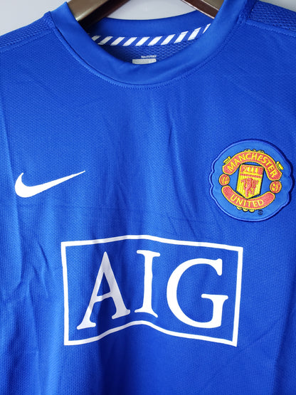 Manchester United Retro 2008 Long-Sleeve Away (Fan)