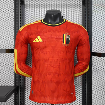 Belgium World Cup 2026 Long-Sleeve Home (Player)