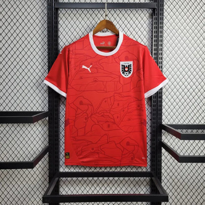 Austria Euros 24/25 Home (Fan), Front Side