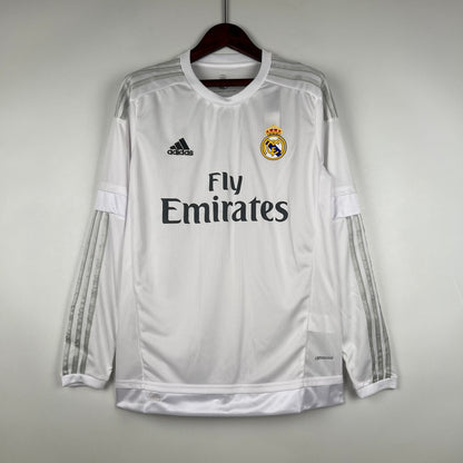 Real Madrid Retro 15/16 Long-Sleeve Home Fan)