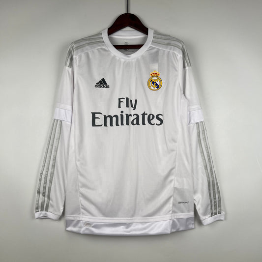 Real Madrid Retro 15/16 Long-Sleeve Home Fan)